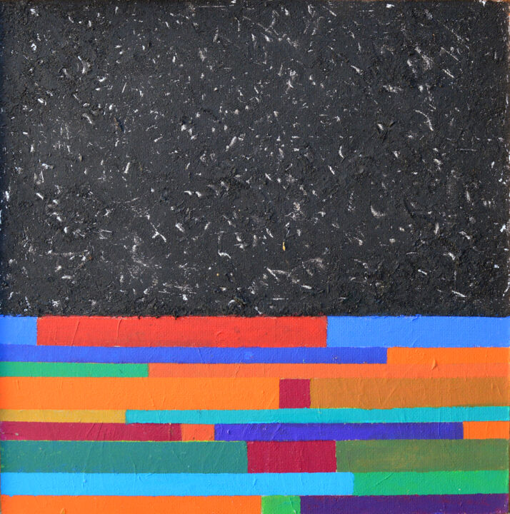 Pittura intitolato "Interference" da Raffaele Iannone, Opera d'arte originale, Tempera