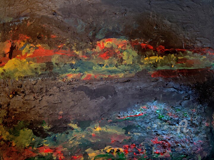 Painting titled "Fernweh" by Andrew Walaszek, Original Artwork, Acrylic