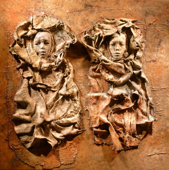 Two or More 雕塑, 48x48 in