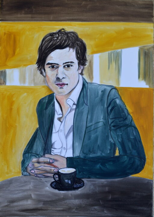 NICOLAS CAZALE 绘画, 36.2x25.6 in