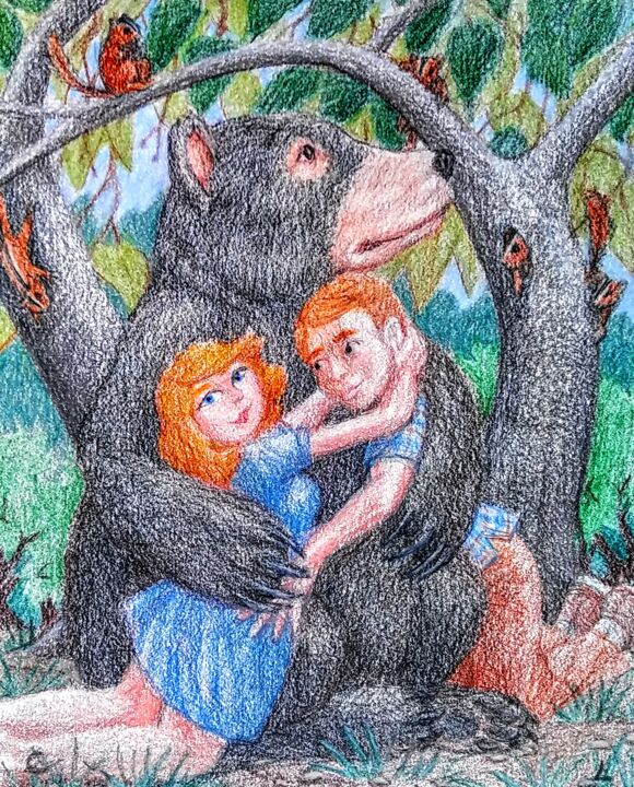 Our Friend, Mister Bear 图画, 10x8 in