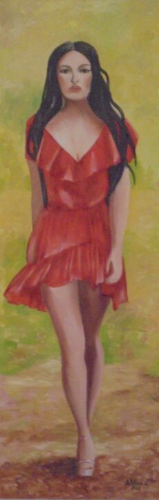 Catwalk 绘画, 47.2x15.8 in