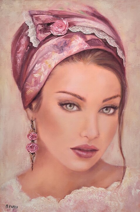 Dentelle et roses