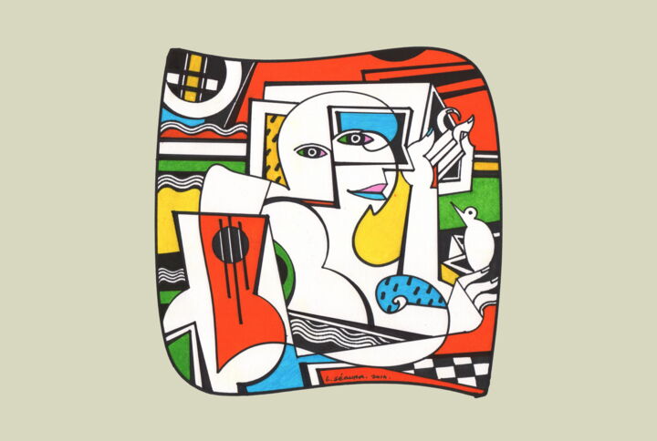 Andrographie N° 02347 图画, 11x16.5 in