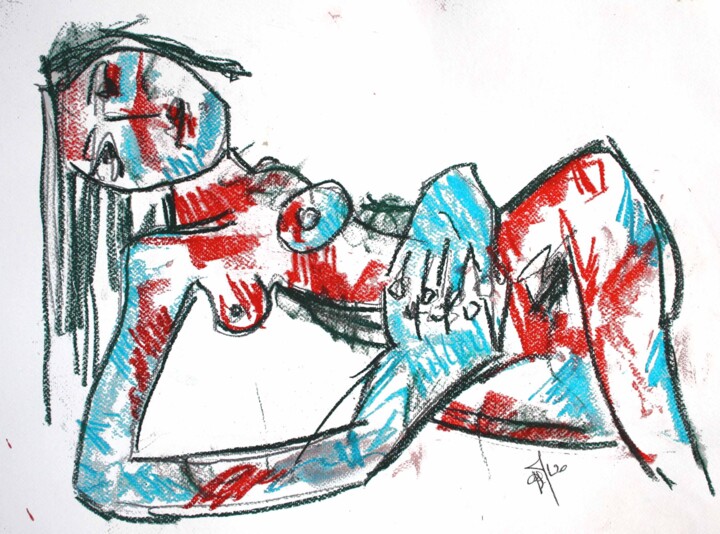 绘画,  14.2x18.9 in 