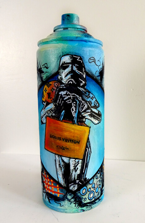 Bombe Art Pop Street Storm Trooper Louis Vuitton Star Wars 雕塑, 7.5x2.6 in