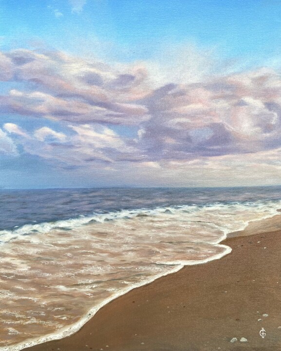 SEA MELODY 绘画, 19.7x15.8 in