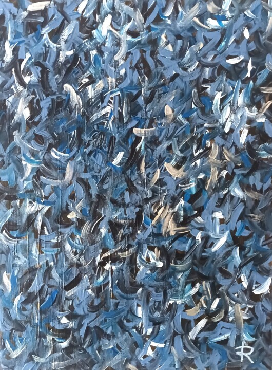 Peinture intitulée "Camouflage" par Renaud Angerville-Langlois, Œuvre d'art originale, Acrylique