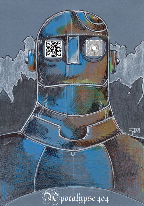 Apocalypse 404 图画, 8.3x5.9 in
