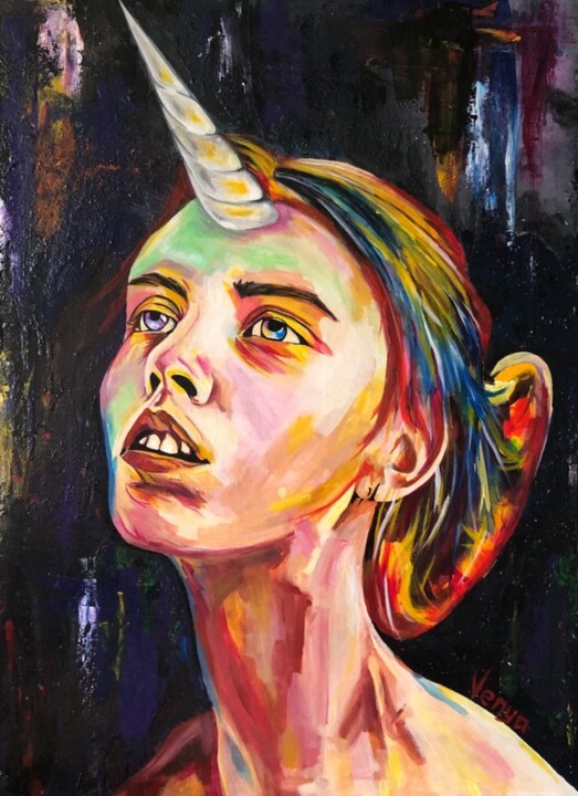 Muse 绘画, 31.5x23.6 in