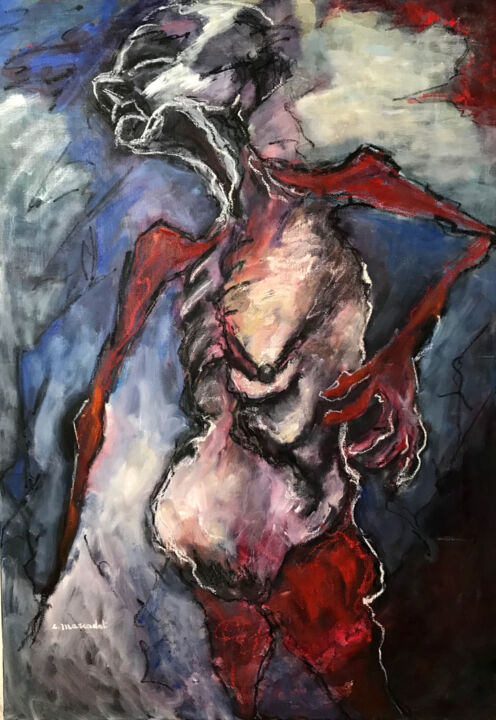 绘画,  45.7x31.9 in 