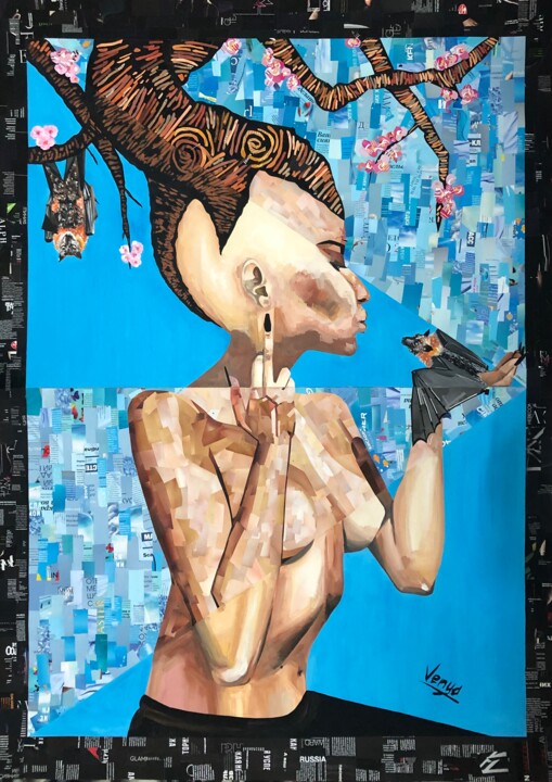Coronavirus. Don't fucking lie. 1 part 绘画, 55.1x39.4 in
