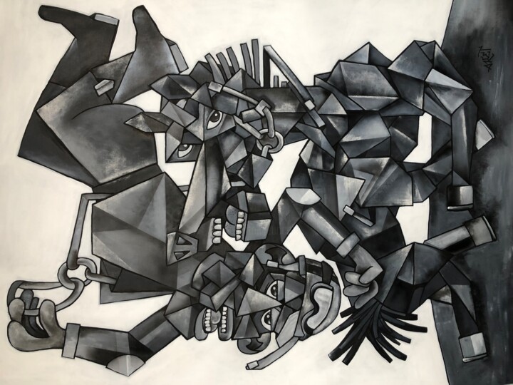 L'Hippodrome 绘画, 60.6x47.2 in
