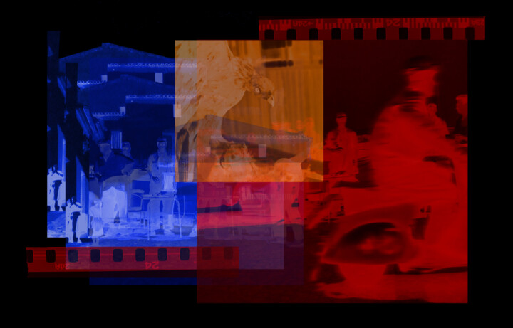 A Motorcycle travel 摄影, 16.1x25.2 in