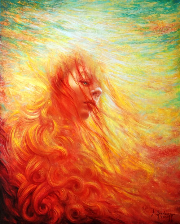 L'avènement d'Aphrodite 绘画, 24x19.7 in