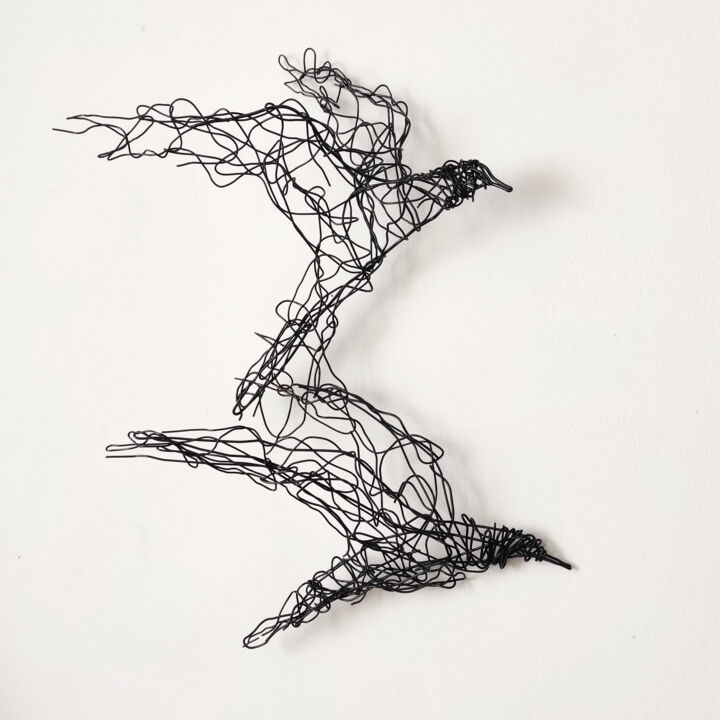 Bird 雕塑, 17.7x12.6 in