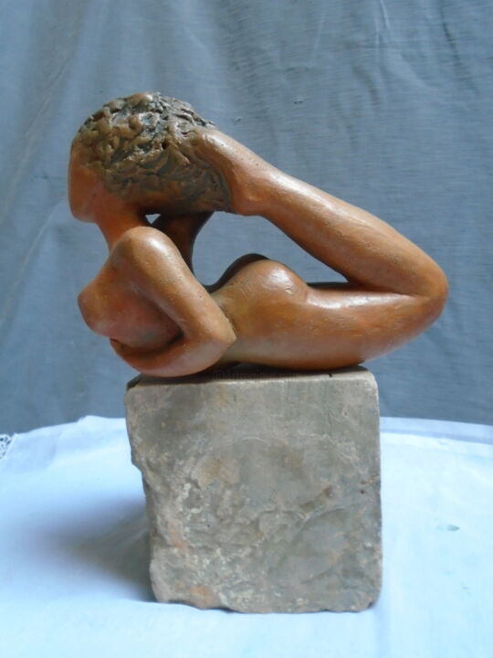 Femme figure de proue 雕塑, 6.3x8.7 in