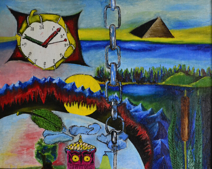 The hitch of the world 绘画, 15.8x19.7 in