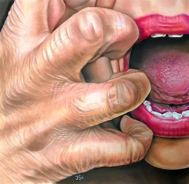 Scream 绘画, 19.7x19.7 in