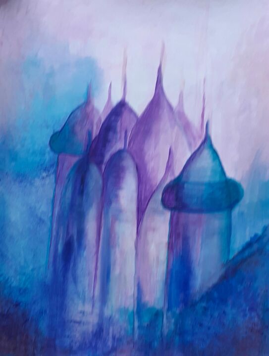 cielo sagrado 绘画, 23.6x19.7 in