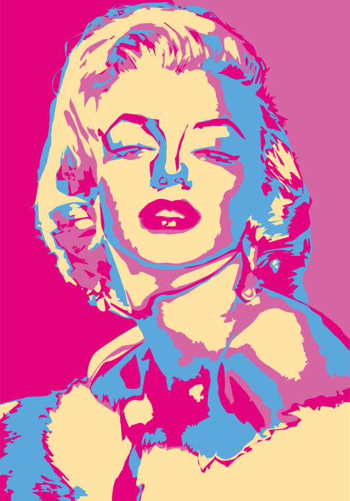 Marilyn Monroe 数字艺术