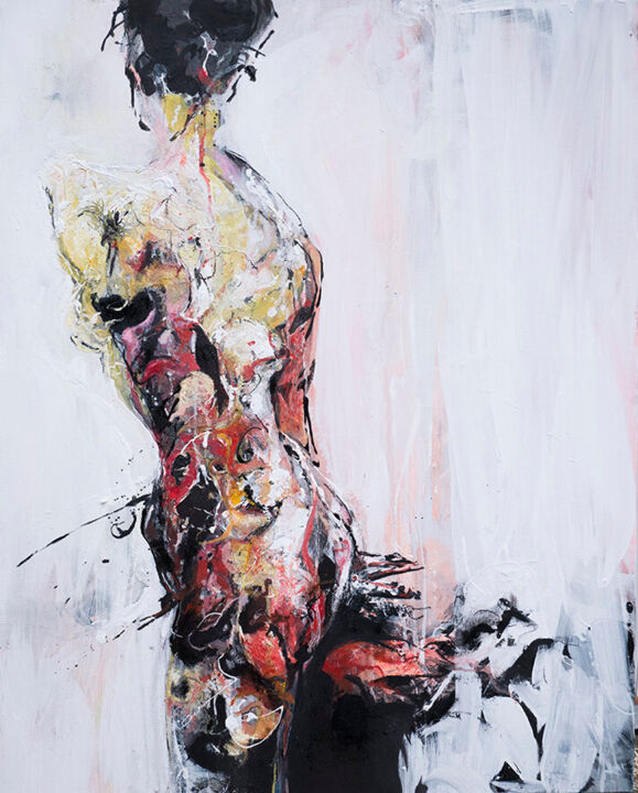 Émergence 1 绘画, 39.4x31.9 in