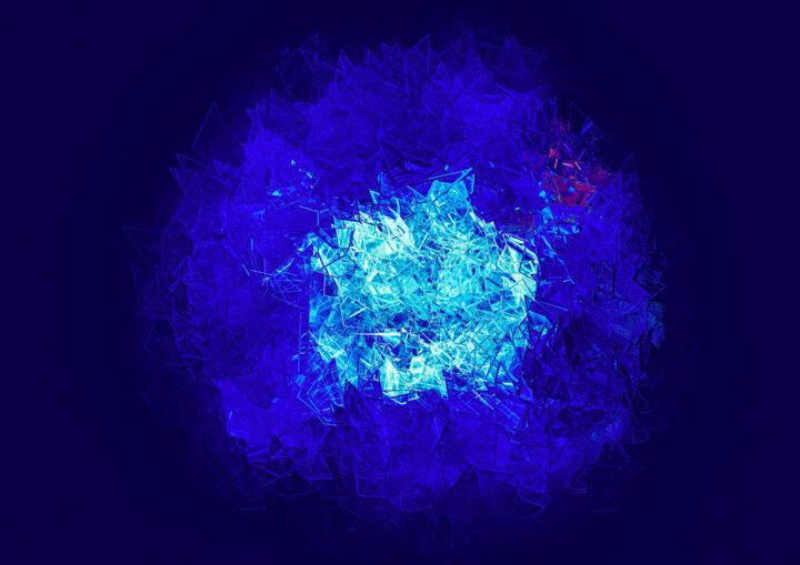 TABLEAU DE LA GALAXIE DE VERRE 数字艺术