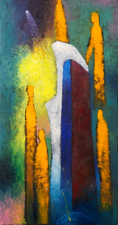Leonarda 绘画, 27.6x13.8 in