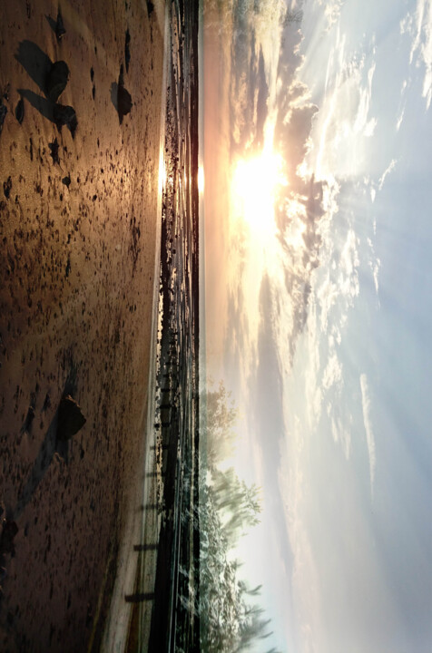 「SUN ROAD」というタイトルの写真撮影 Pascal Carro (ORAK)によって, オリジナルのアートワーク, 操作する