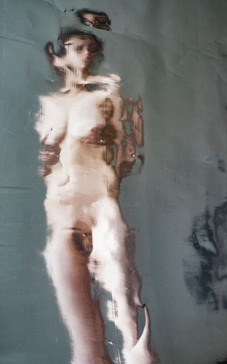Photographie intitulée "In-out model (№ 3)" par Apollinariia Ilina, Œuvre d'art originale, Photographie numérique