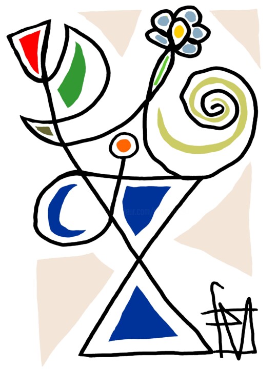 comme un bouquet 3 数字艺术