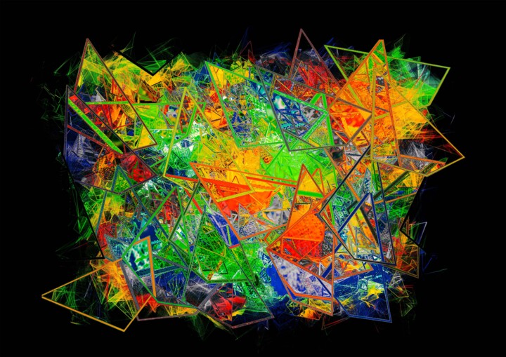TABLEAU DE VERRE DE MON ANIMAL A 4 PATTES 数字艺术