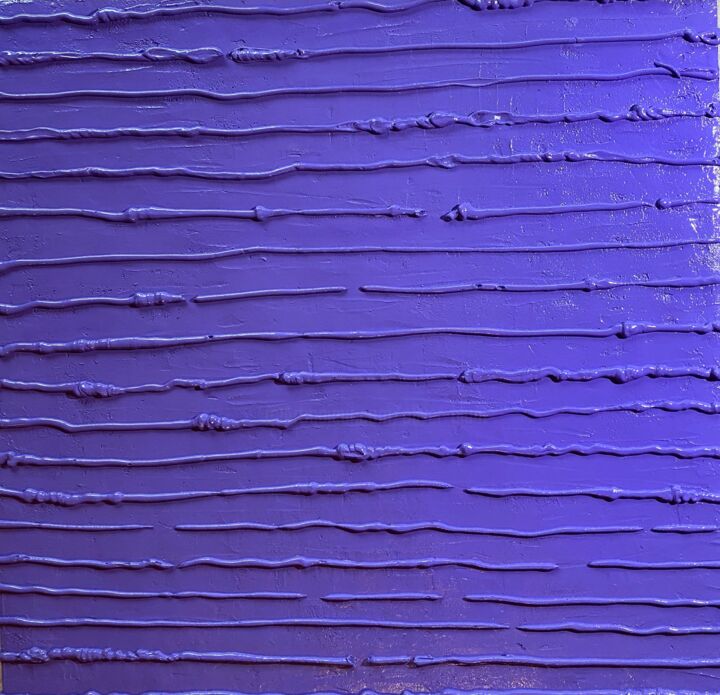 Peinture intitulée "Time Flow" par Kevin Klee, Œuvre d'art originale, Acrylique Monté sur Carton