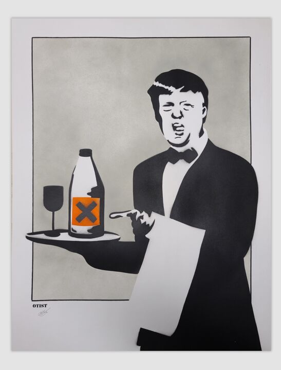 Trump Toxic 绘画, 25.6x19.7 in