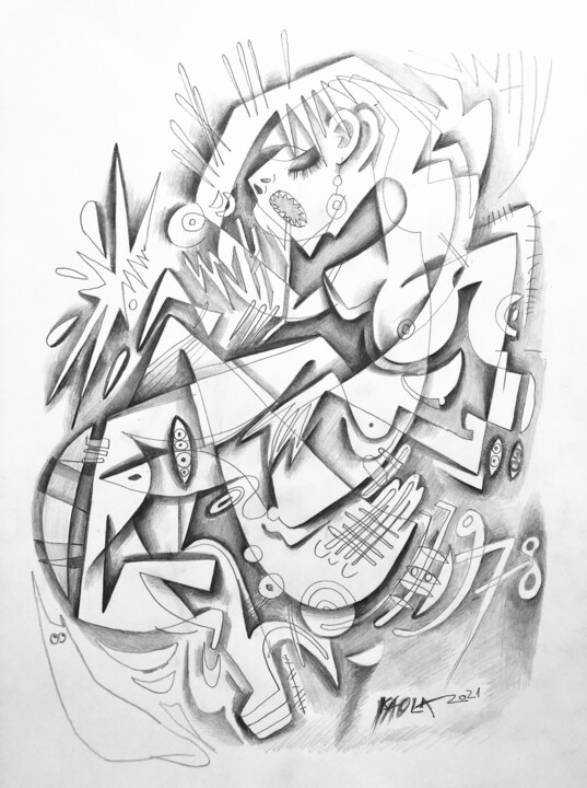 图画,  11.8x7.9 in 