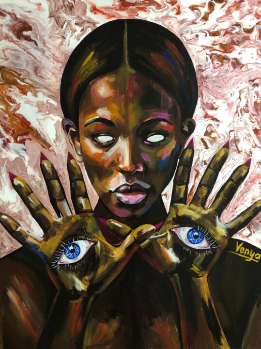 The Sorceress 绘画, 31.5x23.6 in