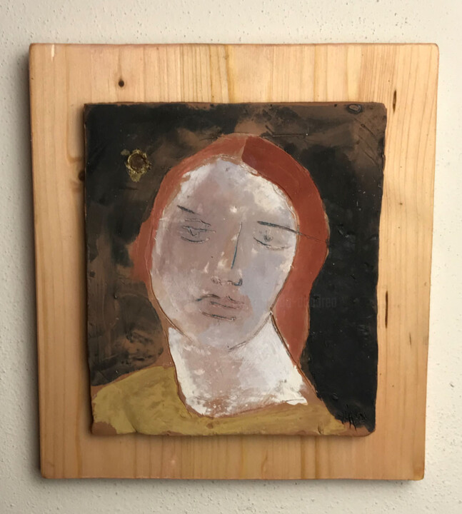 Ritratto di donna 雕塑, 8.7x7.9 in