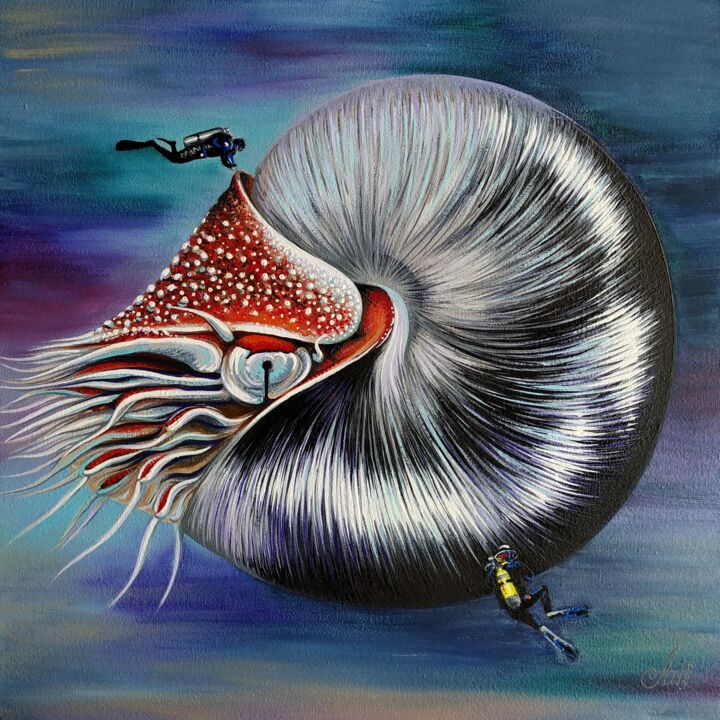 After a millions years of evolution... 绘画, 11.8x11.8 in