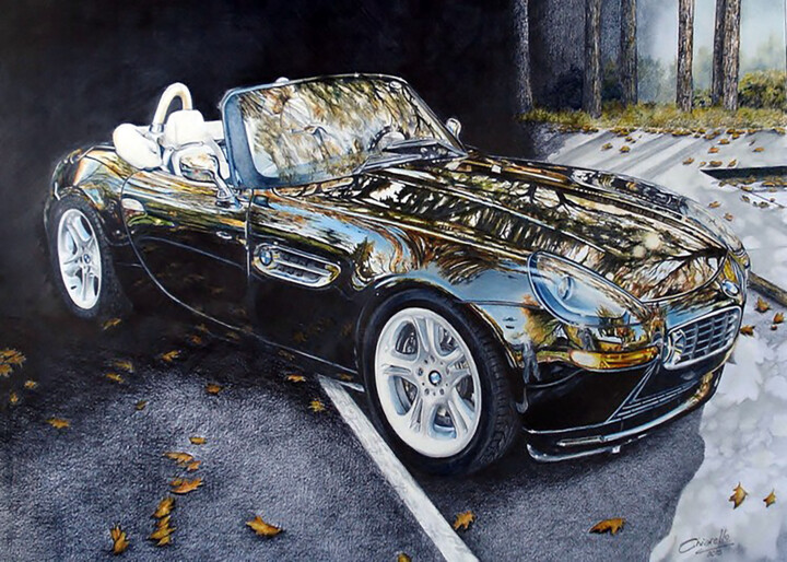 BMW Z8 图画, 19.7x27.6 in