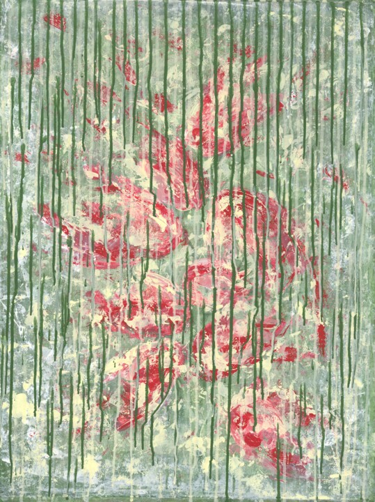 Painting titled "I can smell the col…" by Liubov Kondratovich, Original Artwork, Acrylic