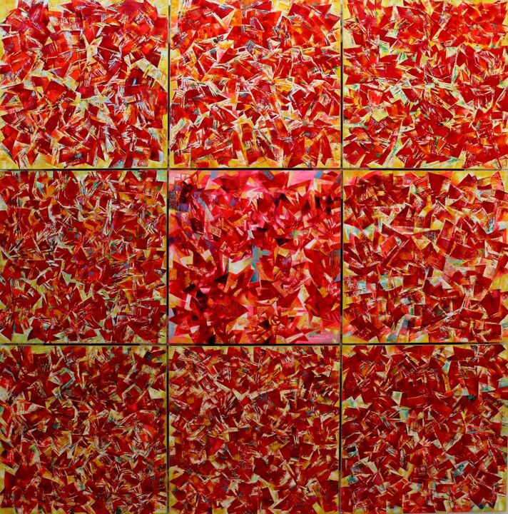 绘画,  118.1x118.1 in 