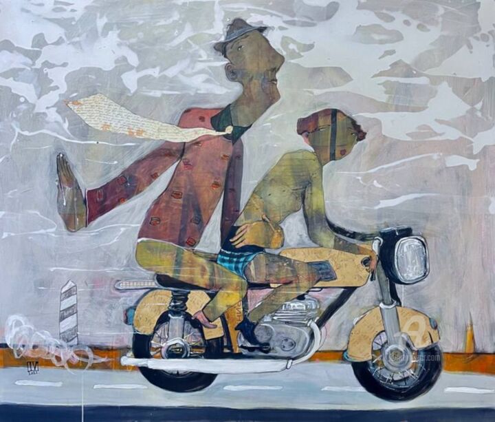 绘画,  47.2x55.1 in 