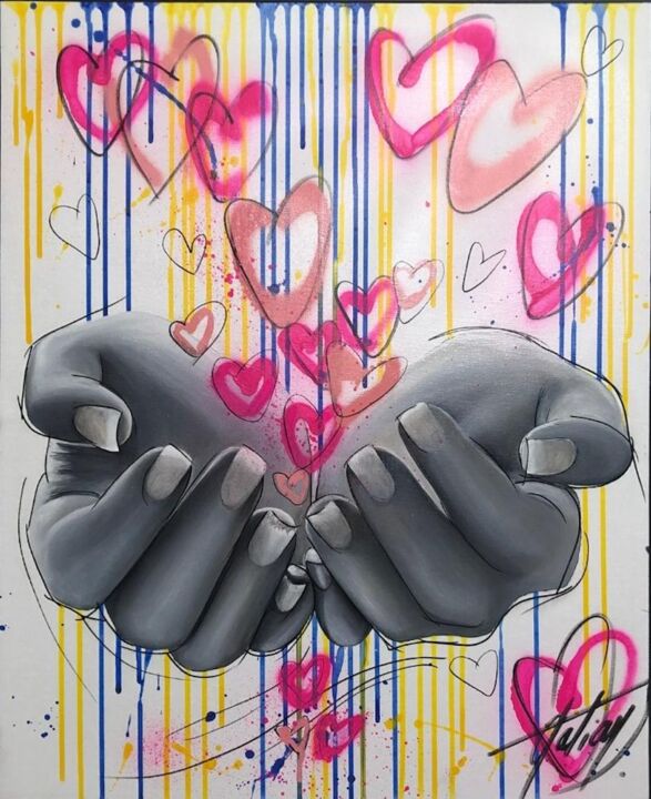 Make love not war 绘画, 24x19.7 in