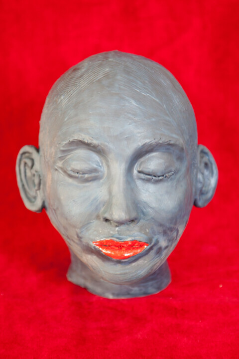 雕塑,  9.1x6.7 in 