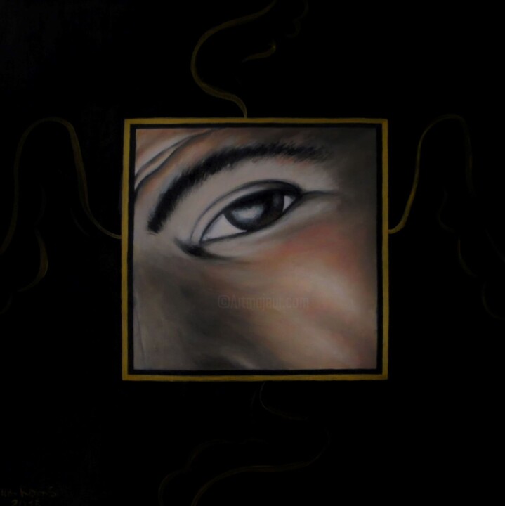 Seraphim 's Gaze 绘画, 19.7x19.7 in