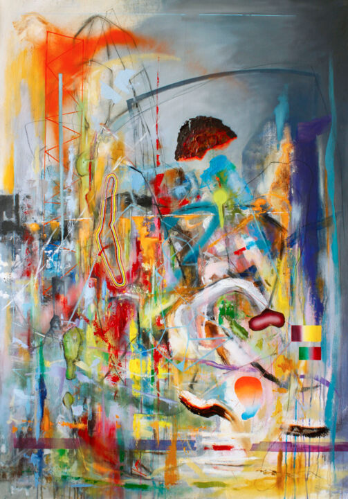 绘画,  53.9x39 in 