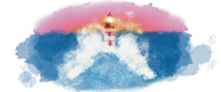 数字艺术 标题为“Lighthouse” 由Els Devrieze, 原创艺术品, 数字油画