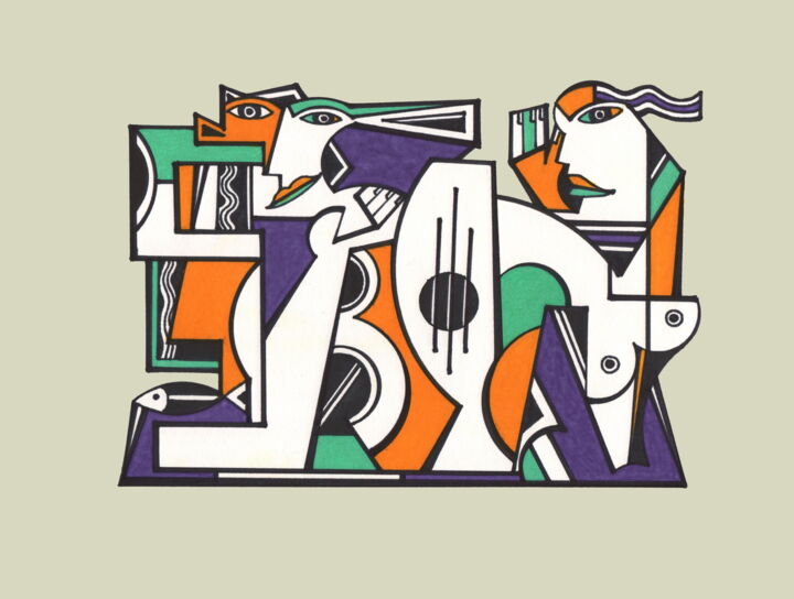 Andrographie N° 93717 图画, 9.5x12.6 in
