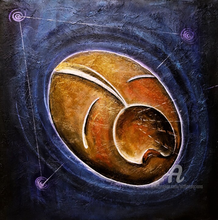 Pintura titulada "I am here, original…" por Daciana, Obra de arte original, Acrílico