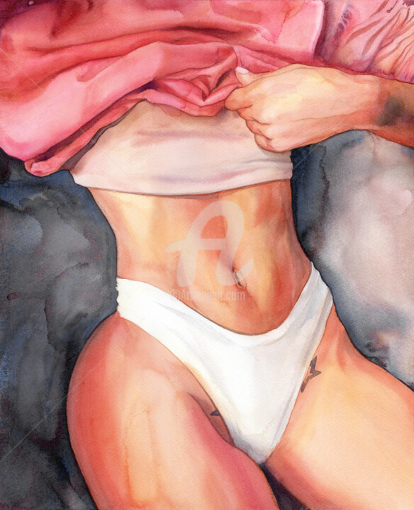 Body 绘画, 15.8x12.8 in